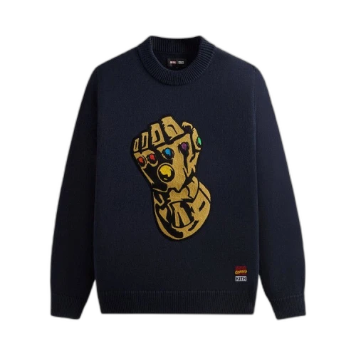 Kith x Marvel Thanos Lewis Crewneck Sweater 'Nocturnal'