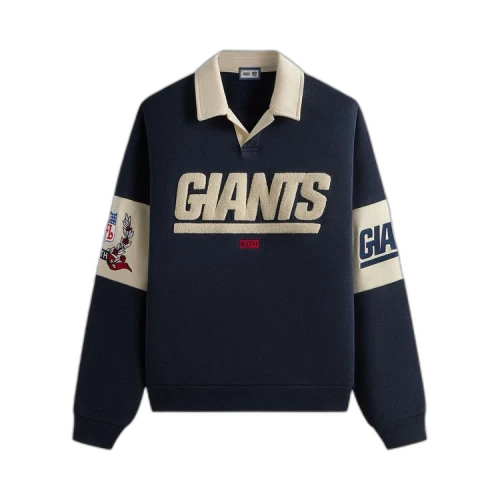 Kith & '47 for the NFL: Giants Nelson Collared Pullover 'Nocturnal'