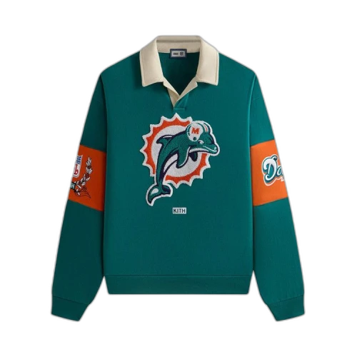 Kith & '47 for the NFL: Dolphins Nelson Collared Pullover 'Center'
