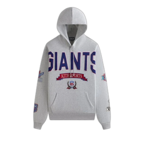 Kith & '47 for the NFL: Giants Nelson Hoodie 'Light Heather Grey'