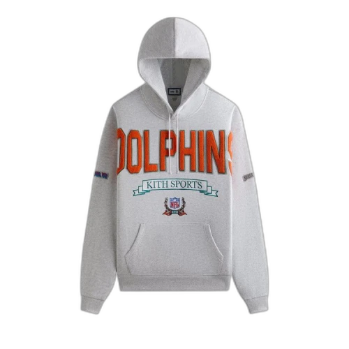 Kith & '47 for the NFL: Dolphins Nelson Hoodie 'Light Heather Grey'
