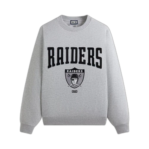 Kith & '47 for the NFL: Raiders Nelson Crewneck 'Light Heather Grey'