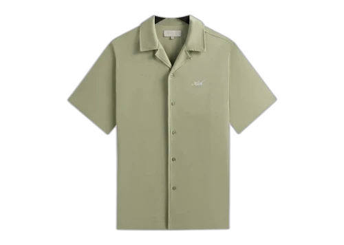 Kith Silk Cotton Short Sleeve Thompson Camp Collar Shirt Stadium