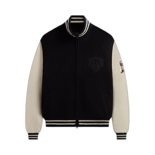 Kith & AVIREX For The New York Knicks Wyona Full Zip Sweater 'Black'