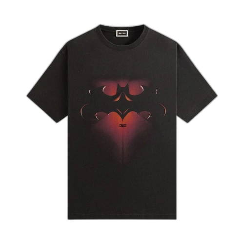 Kith x Batman Batman and Robin Logo Vintage Tee 'Black'
