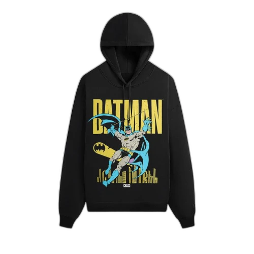 Kith x Batman Classic Vintage Nelson Hoodie 'Black'