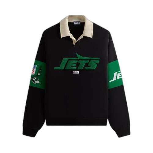 Kith & '47 for the NFL: Jets Nelson Collared Pullover 'Black'