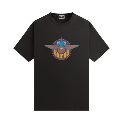 Kith For The New York Knicks Wingman Vintage Tee 'Black'