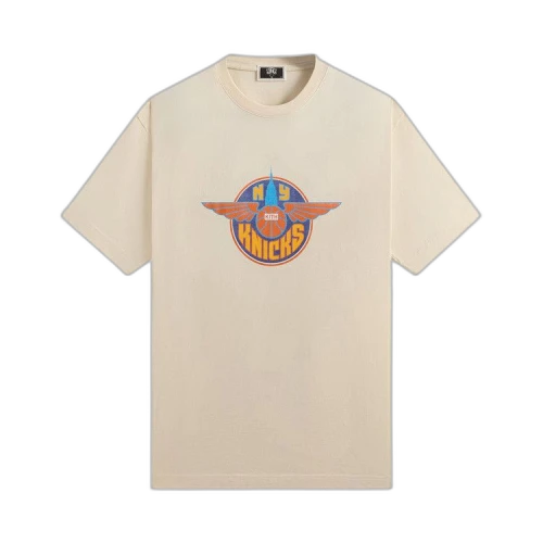 Kith For The New York Knicks Wingman Vintage Tee 'Sandrift'