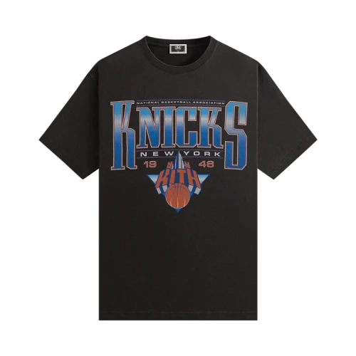 Kith For The New York Knicks Luster Vintage Tee 'Black'