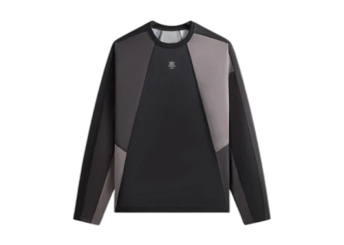 Kith K-Tech Long Sleeve Panelled Otto Tee Black