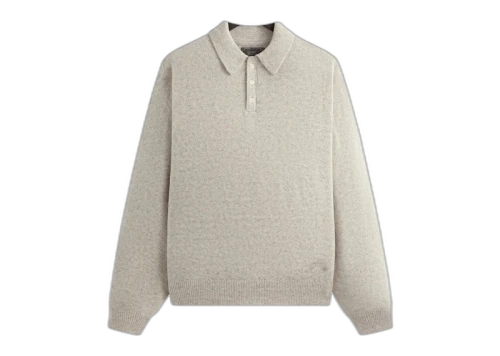 Kith Boucle Harmon Rugby Pullover Sweater Sandrift