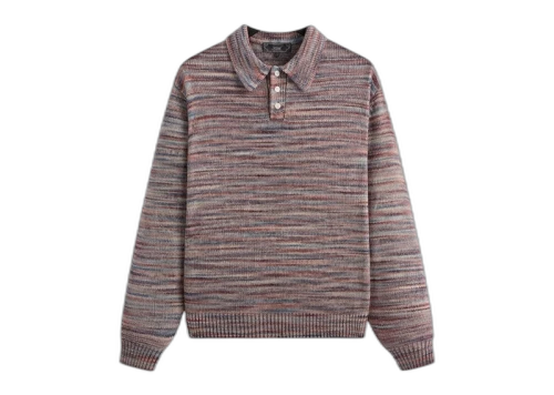 Kith Space Dye Harmon Rugby Pullover Coho
