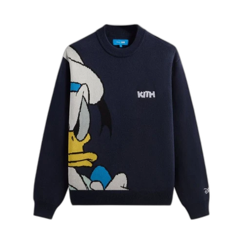 Kith x Disney Donald Duck Lewis Crewneck Sweater 'Nocturnal'