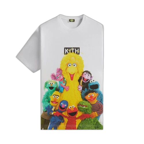 Kith x Sesame Street Group Hug Tee 'White'