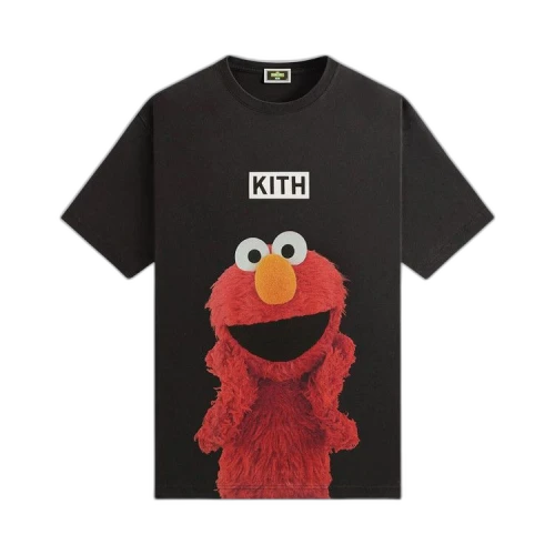 Kith x Sesame Street Elmo Tee 'Black'
