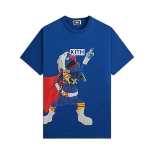 Kith x Sesame Street Super Grover Tee 'Current'