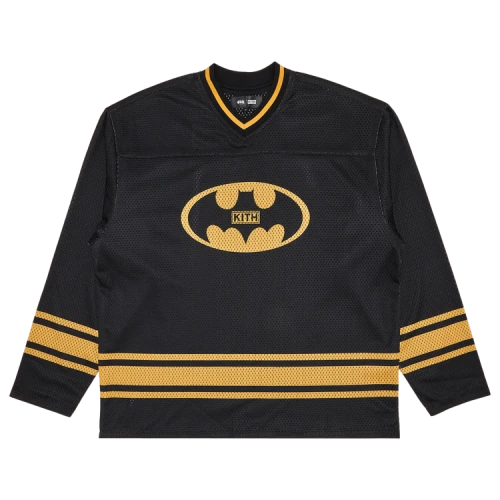 Kith x Batman Long-Sleeve Malik Jersey 'Black'