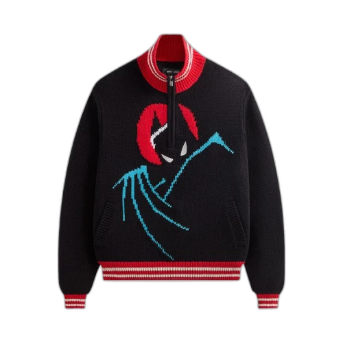 Kith x Batman Wyona Quarter Zip Sweater 'Black'