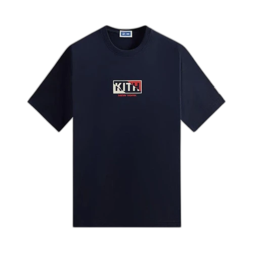 Kith for the New York Rangers Pennant Vintage Tee 'Nocturnal'
