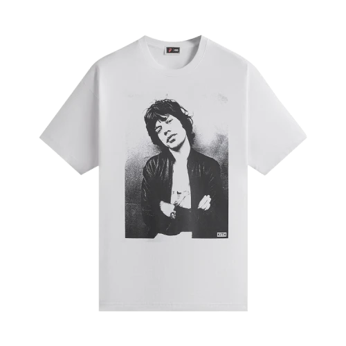 Kith For The Rolling Stones Mick Photo Vintage Tee 'White'
