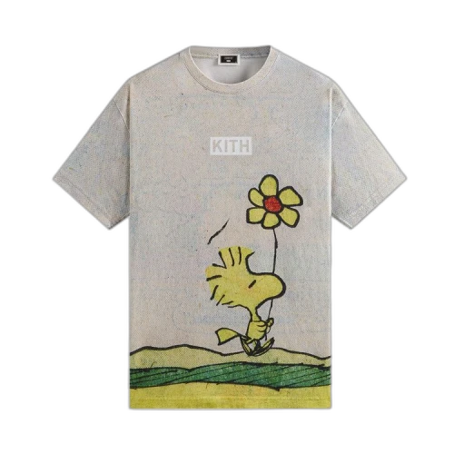 Kith For Peanuts Woodstock Comic Vintage Tee 'Chalk'