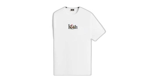 Kith x Peanuts Golf Serif Tee White