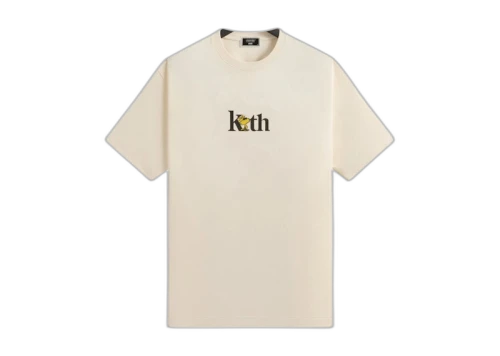 Kith x Peanuts Woodstock Serif Tee Sandrift