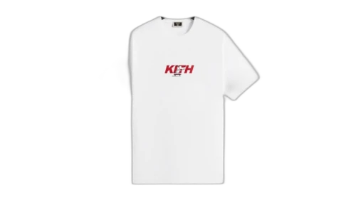Kith x Peanuts Snoopy Skateboard Fast Logo Tee White
