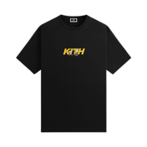 Kith For Peanuts Skateboard Fast Logo Tee 'Black'