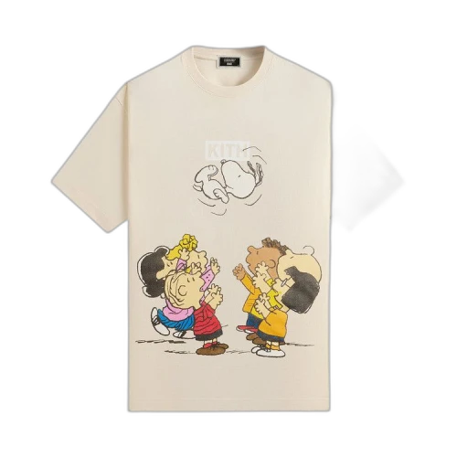 Kith For Peanuts Celebration Vintage Tee 'Sandrift'