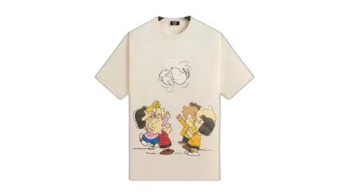 Kith x Peanuts Celebration Vintage Tee Sandrift
