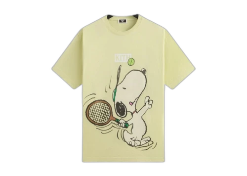 Kith x Peanuts Tennis Vintage Tee Cucumber