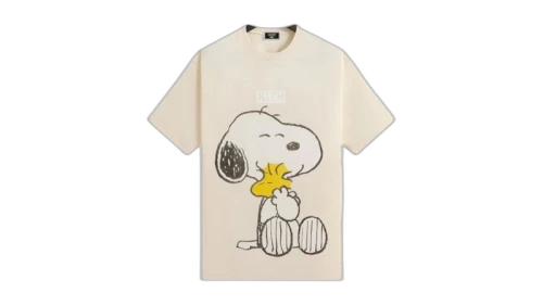 Kith x Peanuts Hug Vintage Tee Sandrift