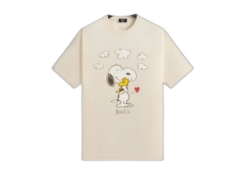 Kith x Peanuts Snoopy Just Us Tee Sandrift