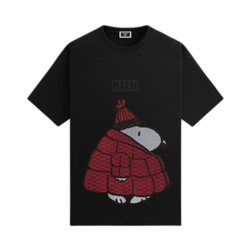Kith For Peanuts Puffer Vintage Tee 'Black'