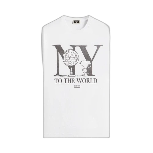 Kith For Peanuts New York To The World Vintage Tee 'White'