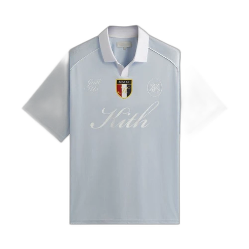 Kith Shadow Stripe Marcel Soccer Top 'Light Indigo'