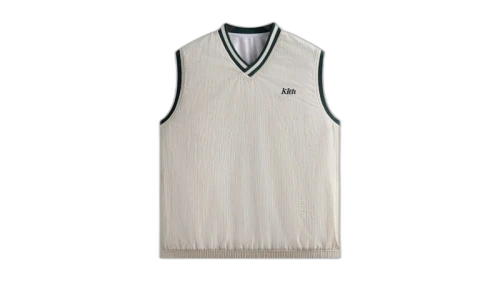 Kith x Wilson Dobby Reversible Vest Sandrift