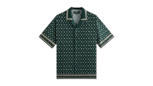 Kith x Wilson Silk Lyocell Thompson Camp Collar Shirt Stadium