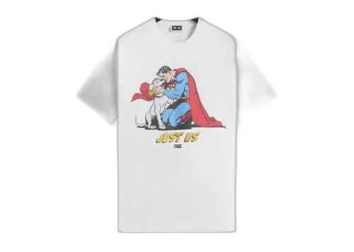 Kith x Superman Just Us Vintage Tee White