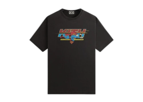 Kith x Superman It's A Bird Vintage Tee Black
