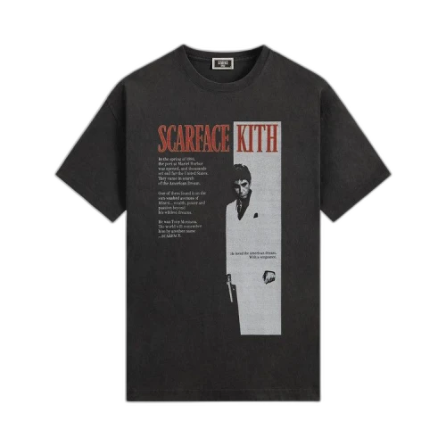 Kith For Scarface Film Poster Vintage Tee 'Black'