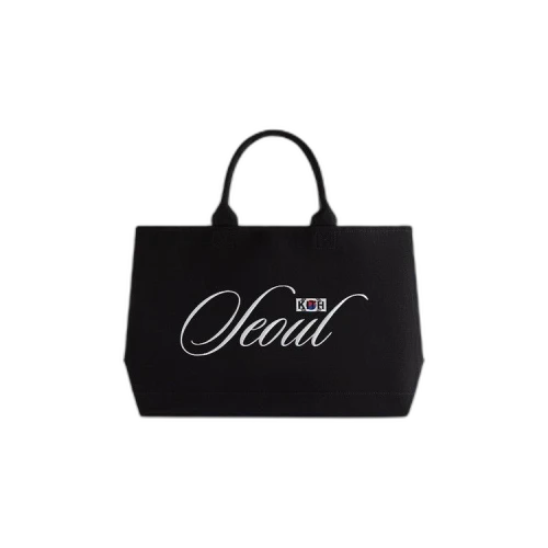 Kith Seoul Canvas Tote Bag Black