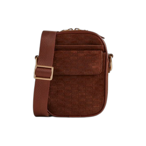Kith Monogram Utility Pouch Crossbody 'Walnut'
