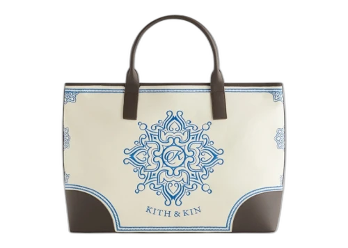 Kith Embroidered Canvas Tote Sandrift