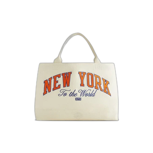 Kith For The New York Knicks Canvas Tote 'Sandrift'