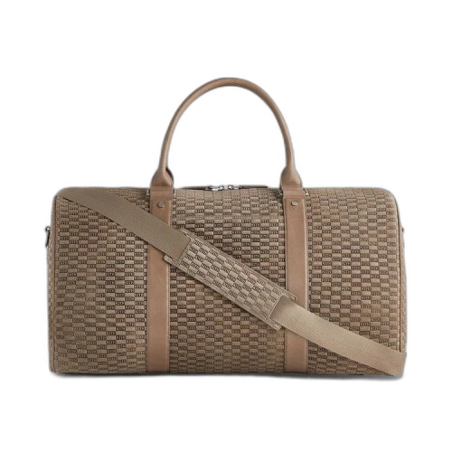 Kith Monogram Suede Duffle Bag 'Taupe'