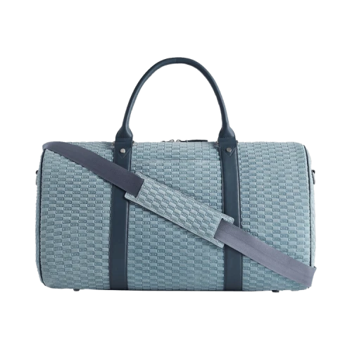 Kith Monogram Suede Duffle Bag 'Mist'
