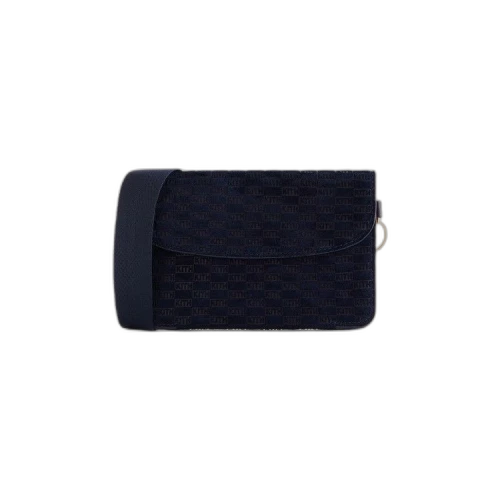 Kith Monogram Suede Envelope K20 Bag 'Ink'